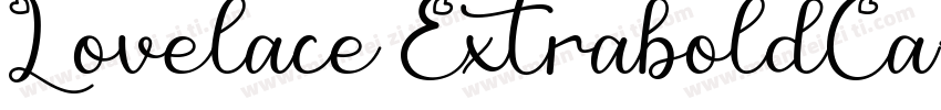 Lovelace ExtraboldCa字体转换
